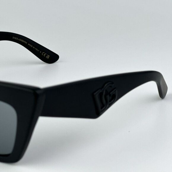SALE! NEW D&G DG4435 25256G Matte Black Gray Mirrored Cat Eye Women Sunglasses main image 4